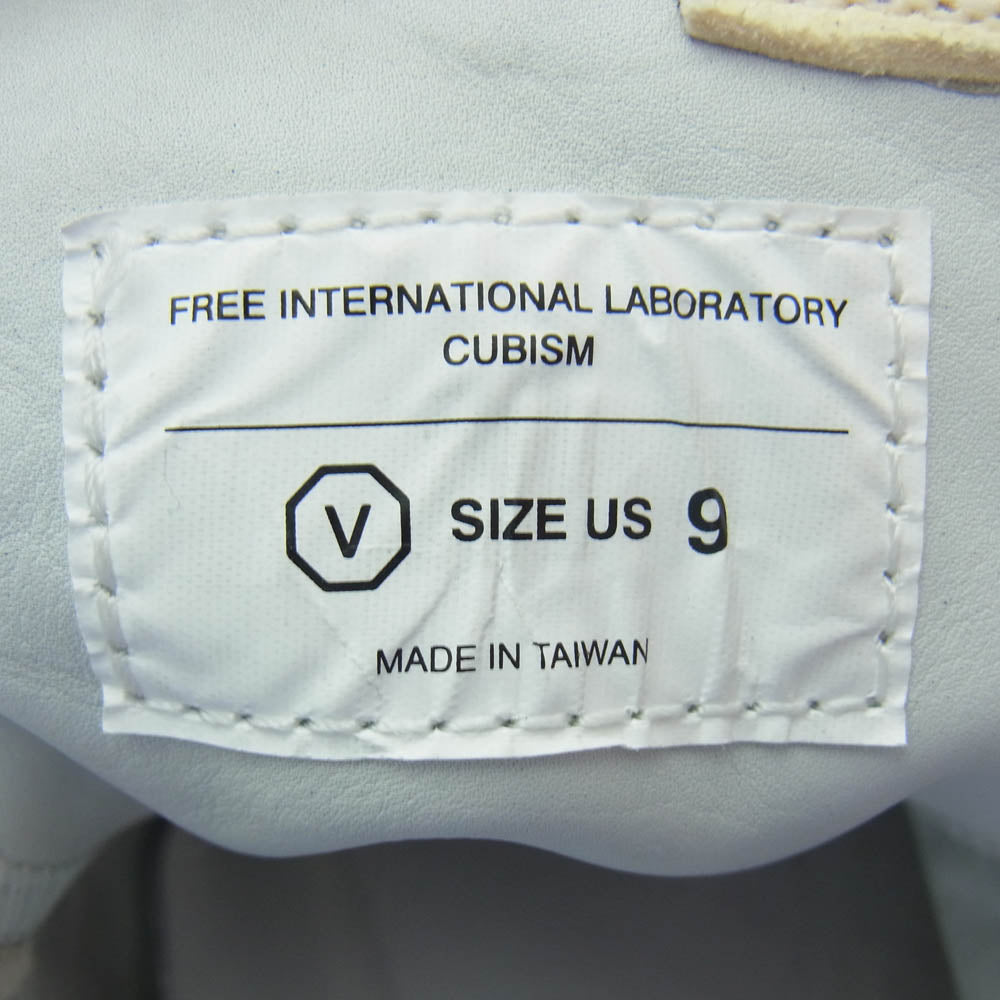 VISVIM ビズビム 25SS 0125101001002 SKAGWAY キャンバス ローカット スニーカー ネイビー系 US9【中古】