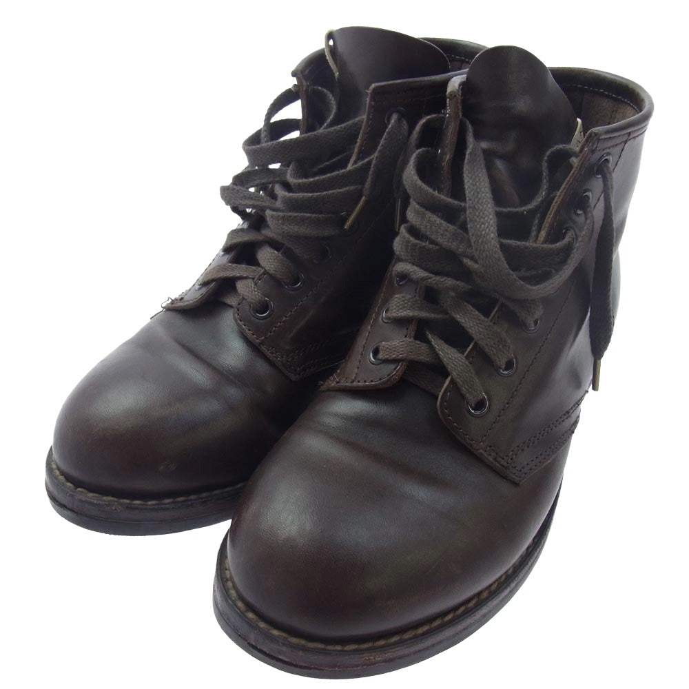 VISVIM ビズビム 24SS 0124102002015 BRIGADIER BOOTS-FOLK レースアップ ブーツ ブラウン系 US9.5【中古】