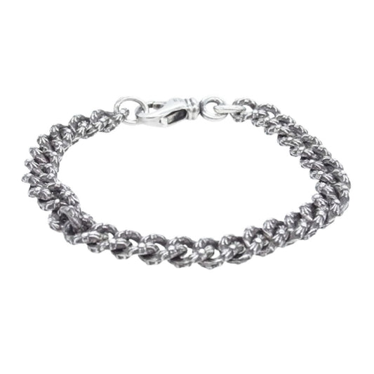 CHROME HEARTS クロムハーツ（原本無） XTRA FNCY MINI エクストラファンシー ミニ ブレスレット 7inch シルバー系【中古】