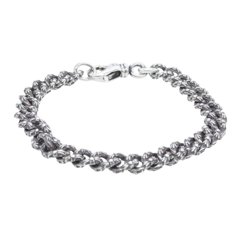 CHROME HEARTS クロムハーツ（原本無） XTRA FNCY MINI エクストラファンシー ミニ ブレスレット 7inch シルバー系【中古】