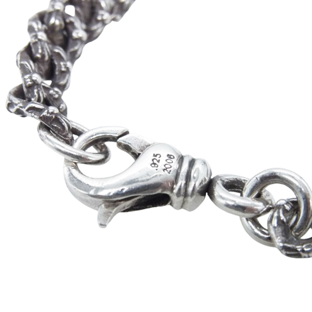 CHROME HEARTS クロムハーツ（原本無） XTRA FNCY MINI エクストラファンシー ミニ ブレスレット 7inch シルバー系【中古】