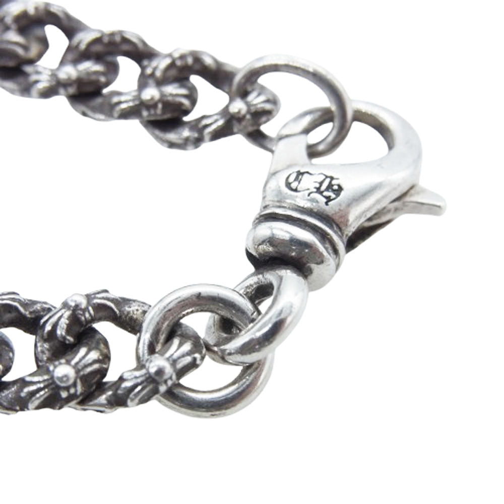 CHROME HEARTS クロムハーツ（原本無） XTRA FNCY MINI エクストラファンシー ミニ ブレスレット 7inch シルバー系【中古】