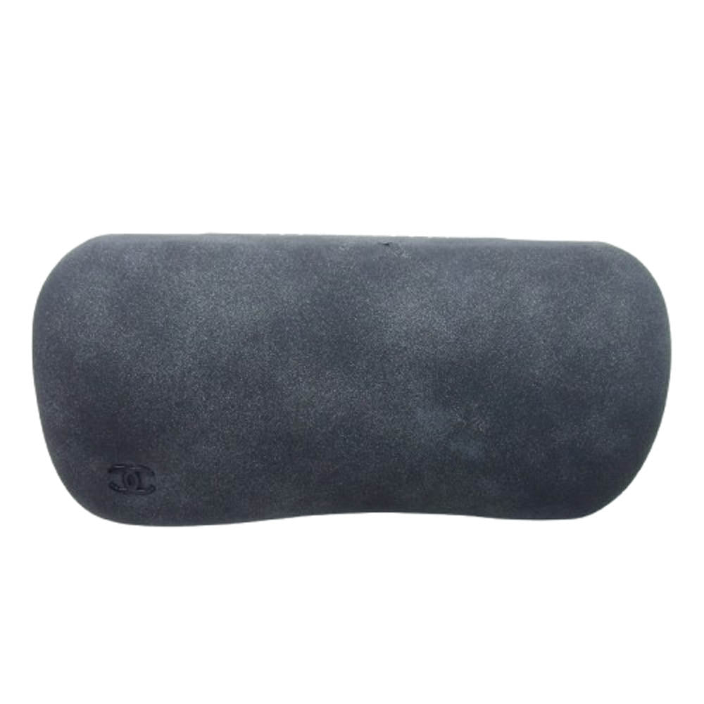 CHANEL シャネル ココマーク ラインストーン オーバル サングラス アイウェア ブラック系【中古】