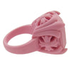 CHROME HEARTS クロムハーツ（原本無） COCL&TAIL PLSTC RING カクテル シリコン ラバー リング ピンク ピンク系 9号【中古】