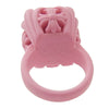 CHROME HEARTS クロムハーツ（原本無） COCL&TAIL PLSTC RING カクテル シリコン ラバー リング ピンク ピンク系 9号【中古】