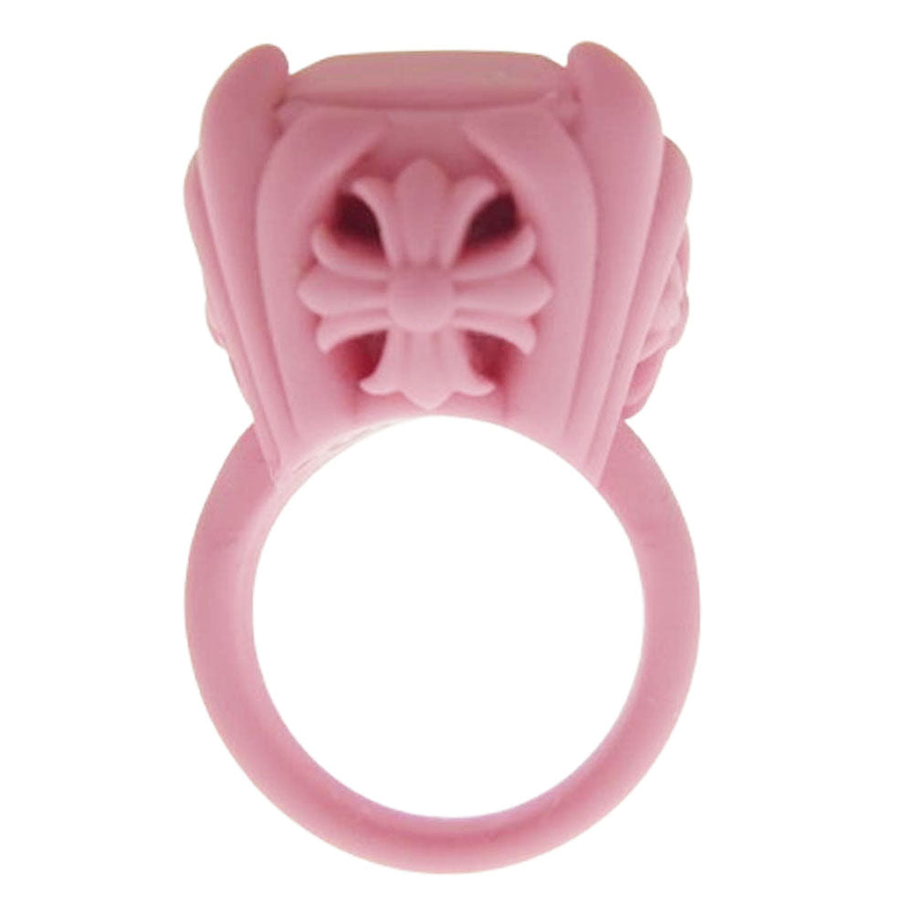 CHROME HEARTS クロムハーツ（原本無） COCL&TAIL PLSTC RING カクテル シリコン ラバー リング ピンク ピンク系 9号【中古】
