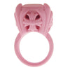 CHROME HEARTS クロムハーツ（原本無） COCL&TAIL PLSTC RING カクテル シリコン ラバー リング ピンク ピンク系 9号【中古】