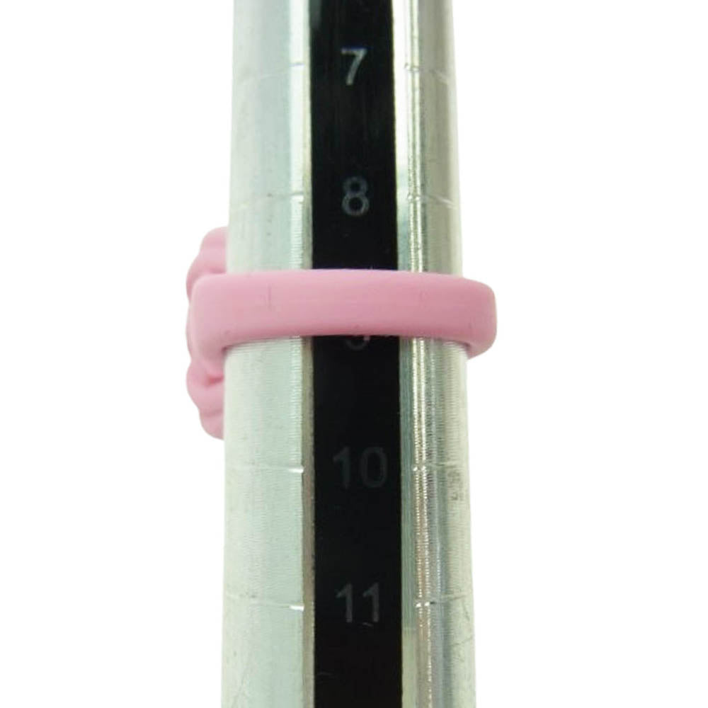 CHROME HEARTS クロムハーツ（原本無） COCL&TAIL PLSTC RING カクテル シリコン ラバー リング ピンク ピンク系 9号【中古】