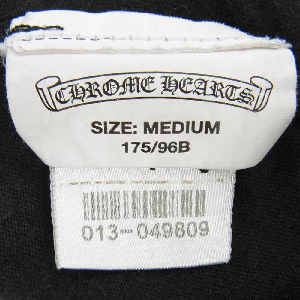 CHROME HEARTS クロムハーツ（原本無） T Bar Tバー 半袖 Tシャツ カットソー ブラック系 M【中古】