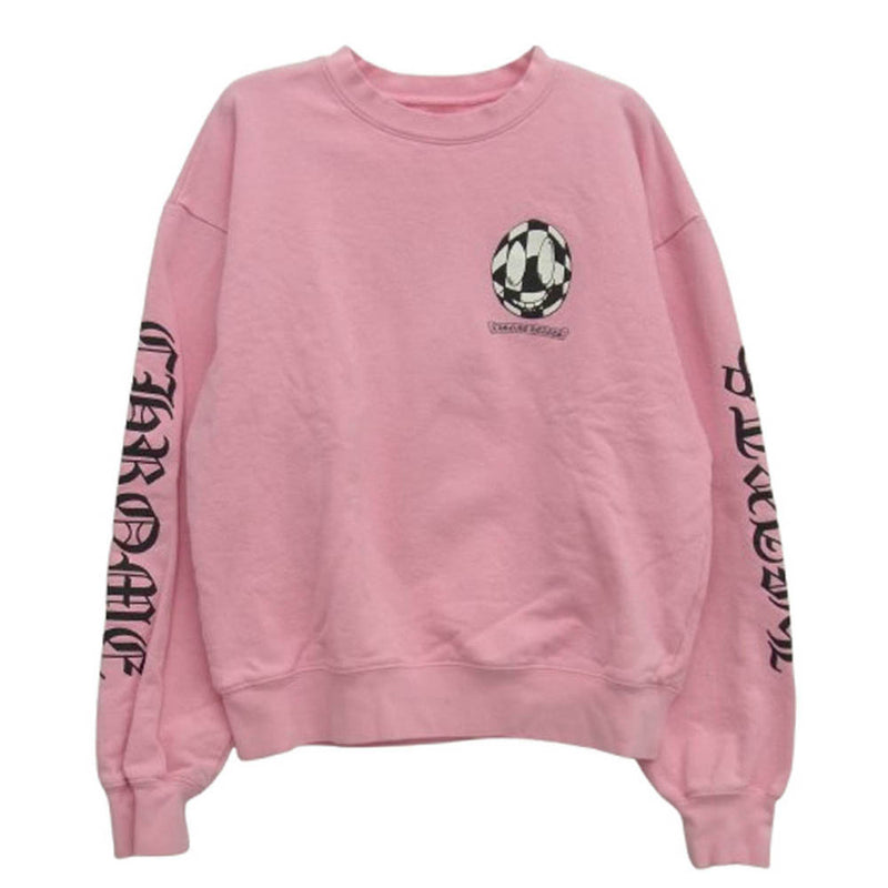 CHROME HEARTS クロムハーツ（原本無） 19AW MATTY BOY PPO VANITY AFFAIR SWTSHRT マッティボーイ ヴァニティー クルーネック スウェット トレーナー ピンク系 M【中古】