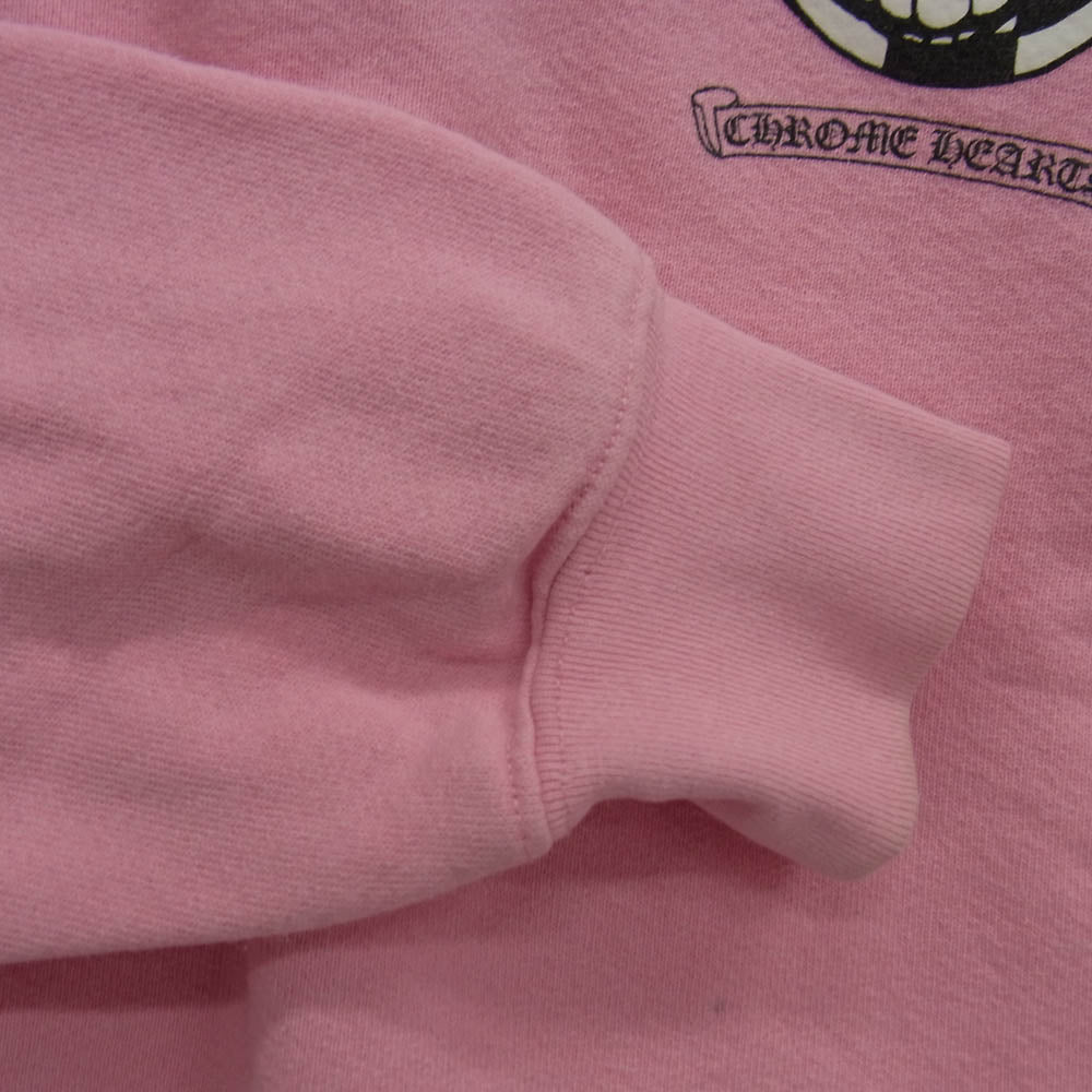 CHROME HEARTS クロムハーツ（原本無） 19AW MATTY BOY PPO VANITY AFFAIR SWTSHRT マッティボーイ ヴァニティー クルーネック スウェット トレーナー ピンク系 M【中古】