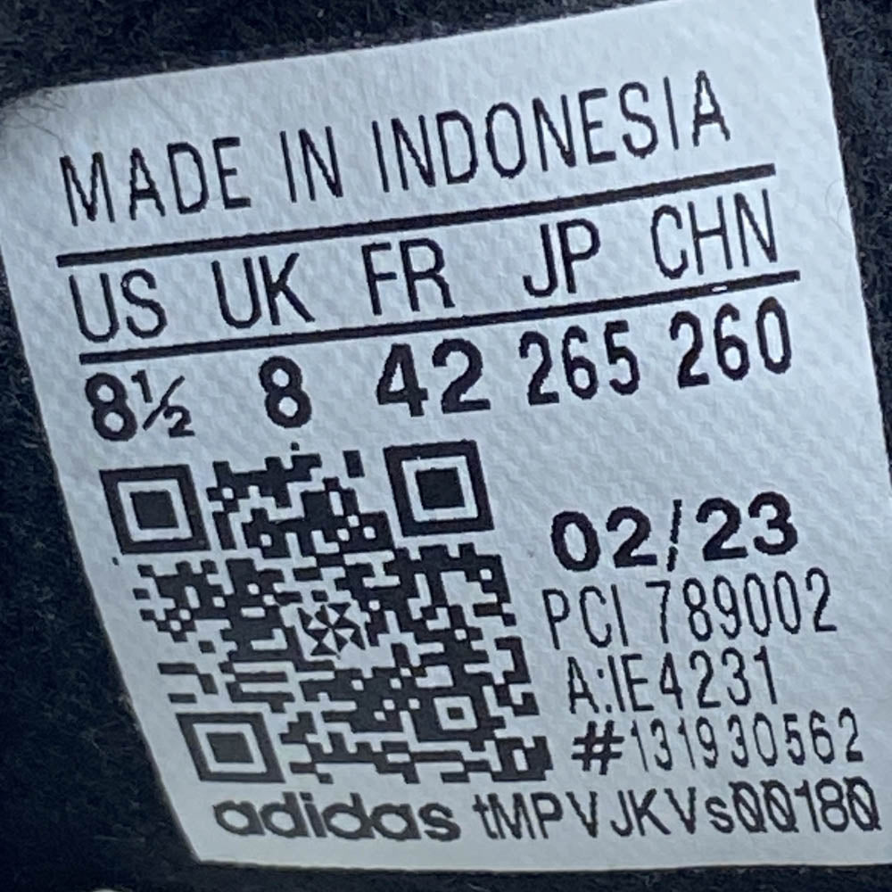 adidas アディダス IE4231 COUNTRY OG ブラック カントリー スニーカー ブラック系 26.5cm【極上美品】【中古】