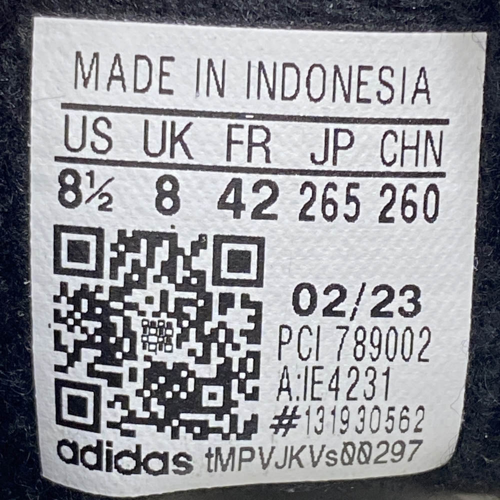 adidas アディダス IE4231 COUNTRY OG ブラック カントリー スニーカー ブラック系 26.5cm【極上美品】【中古】