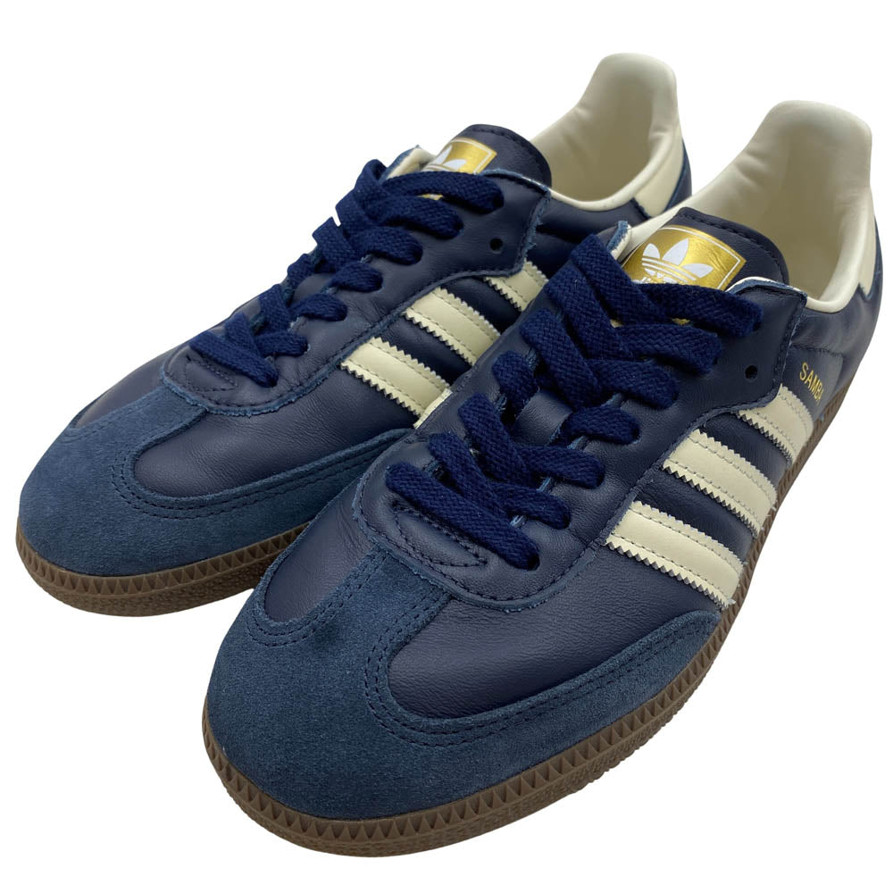 adidas アディダス ID2056 Samba OG ブルー サンバ スニーカー ダークネイビー系 26cm【極上美品】【中古】