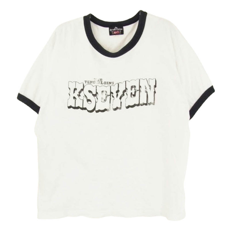TENDERLOIN テンダーロイン T-TEE K-SEVEN トリム Tシャツ ホワイト系 表記無し【中古】