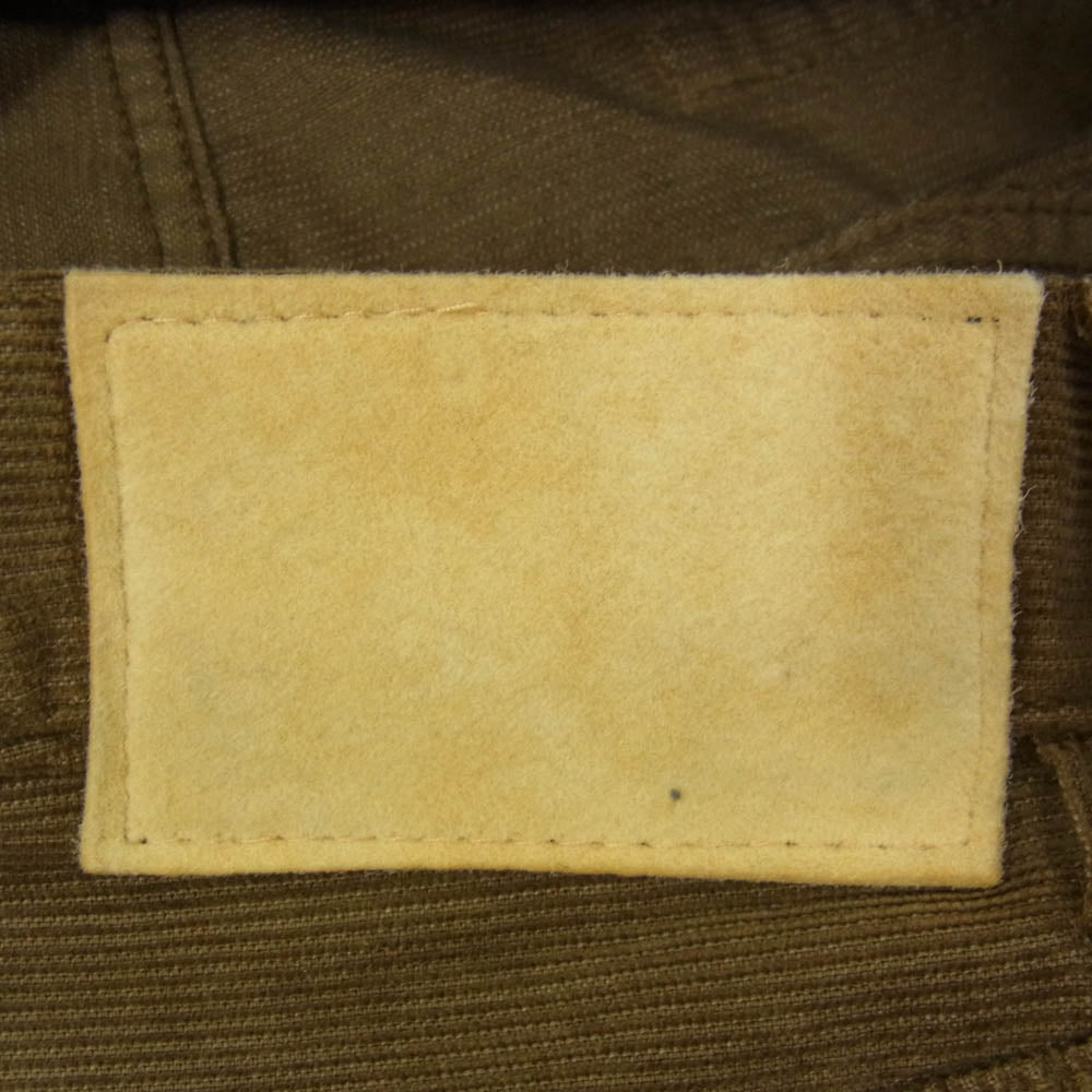VISVIM ビズビム 0115205008010 FLUXUS 05 SLIM SLUB CORDUROY フルクサス スリム スラブ コーデュロイ パンツ ブラウン系 2【中古】