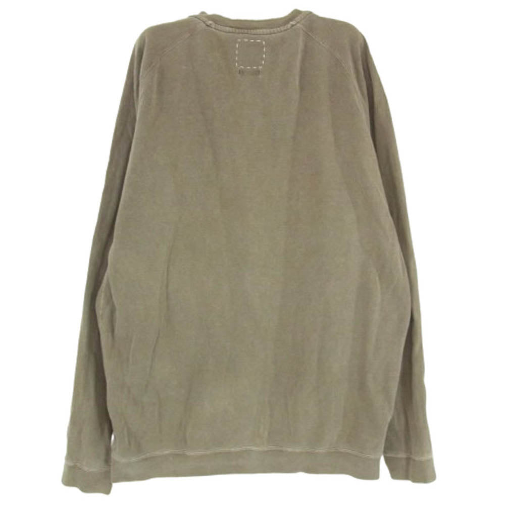 VISVIM ビズビム 0114205010017 MUD RAGLAN HENLEY L/S GIZA ラグラン ヘンリー スウェット シャツ ブラウン系 4【中古】