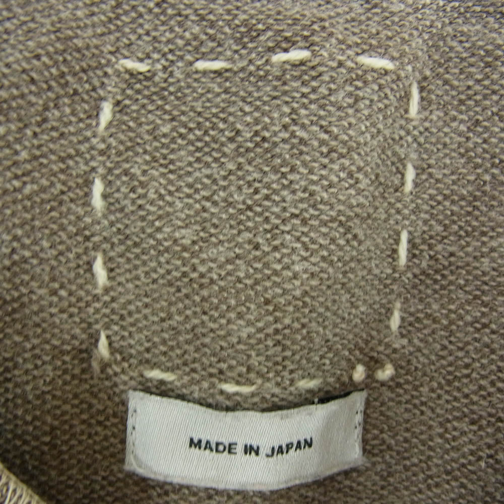 VISVIM ビズビム 0114205010017 MUD RAGLAN HENLEY L/S GIZA ラグラン ヘンリー スウェット シャツ ブラウン系 4【中古】