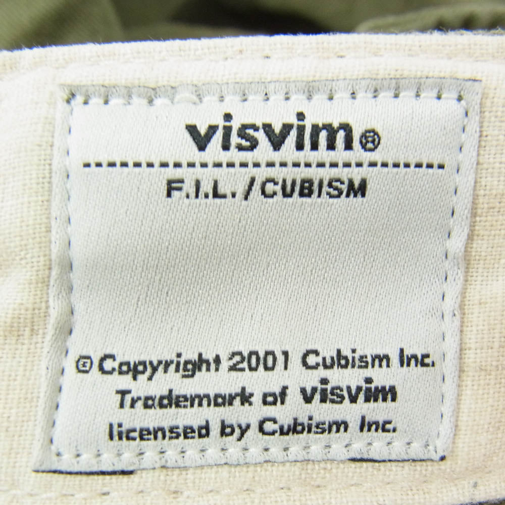 VISVIM ビズビム 115205008020 コットンリネン ミリタリー カーゴ パンツ カーキ系 2【中古】