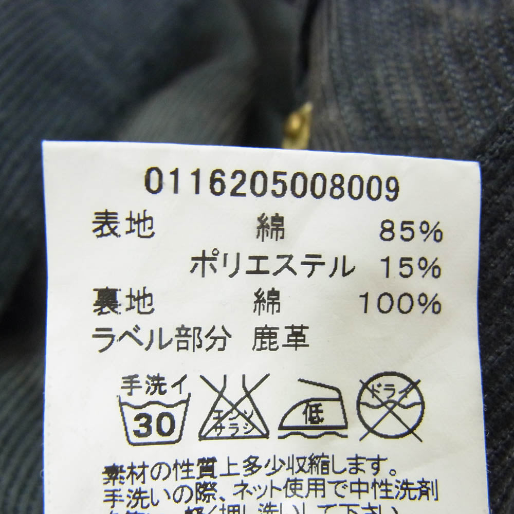 VISVIM ビズビム 0116205008009 ペンキ加工 コーデュロイ パンツ ダークグレー系 3【中古】