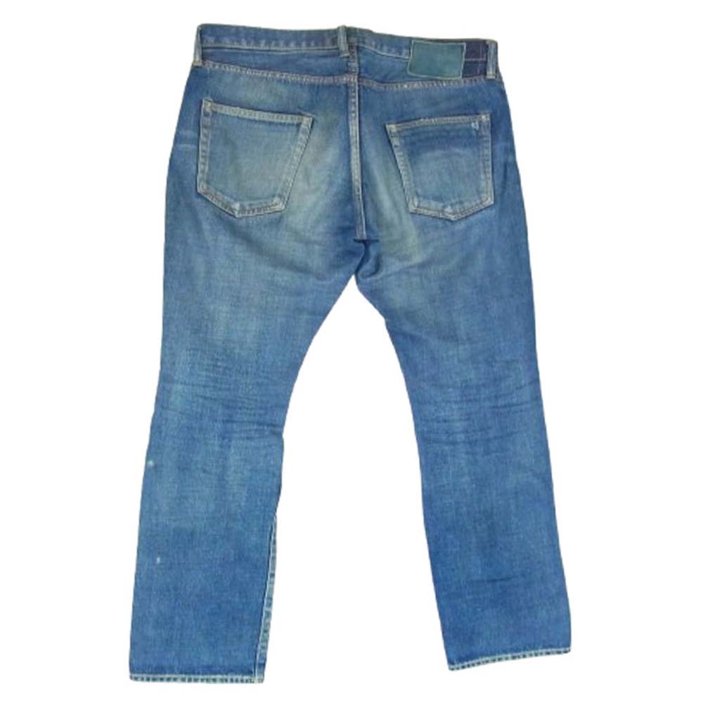 VISVIM ビズビム 16SS 0116105005024 SOCIAL SCLPTR 10 DAMAGED-12 DENIM ソーシャル スカルプチャー ダメージ加工 デニム パンツ インディゴブルー系 W38【中古】