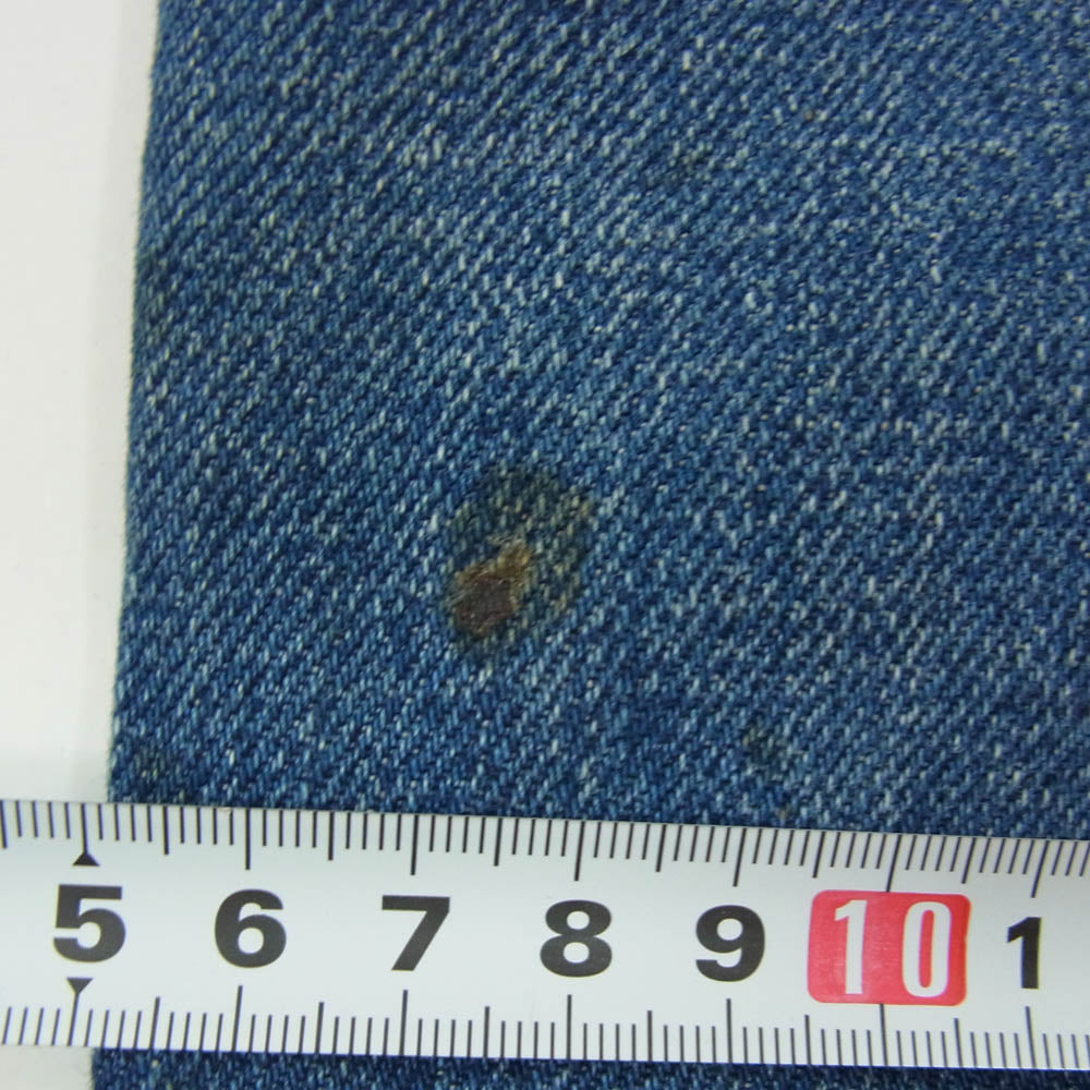 VISVIM ビズビム 16SS 0116105005024 SOCIAL SCLPTR 10 DAMAGED-12 DENIM ソーシャル スカルプチャー ダメージ加工 デニム パンツ インディゴブルー系 W38【中古】