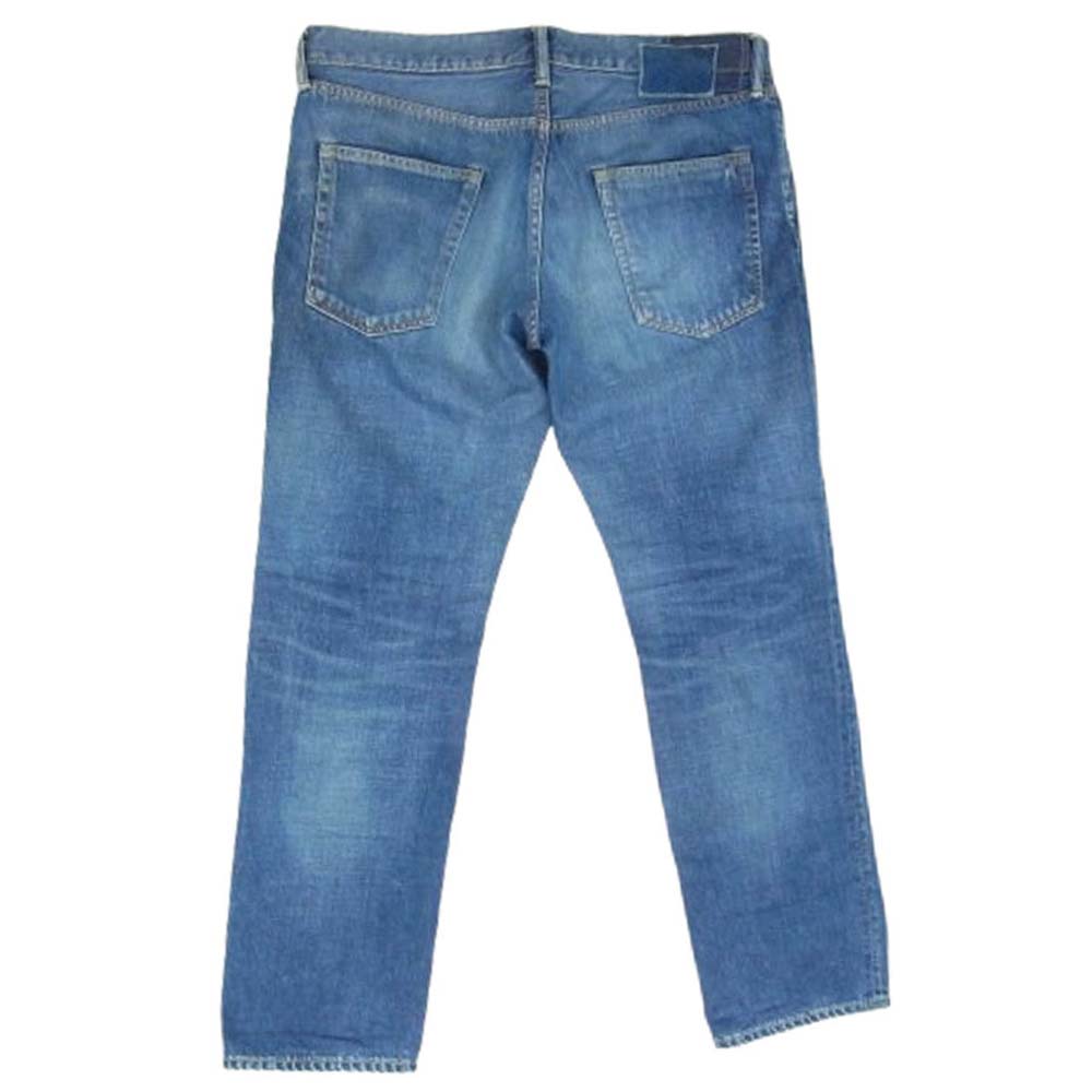 VISVIM ビズビム 17SS 117305005004 SOCIAL SCLPTR 04 DMGD-10 DENIM ソーシャル スカルプチャー ダメージ加工 デニム パンツ インディゴブルー系 W36【中古】
