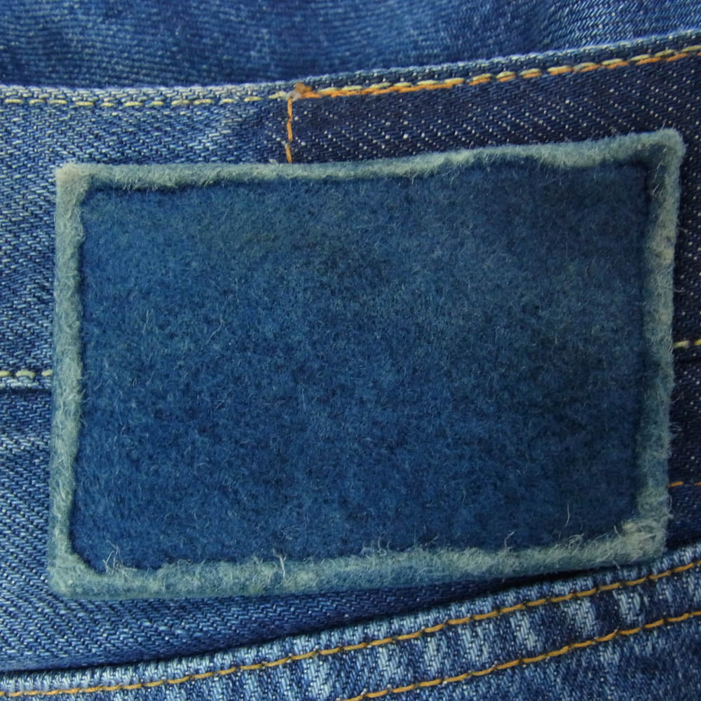 VISVIM ビズビム 17SS 117305005004 SOCIAL SCLPTR 04 DMGD-10 DENIM ソーシャル スカルプチャー ダメージ加工 デニム パンツ インディゴブルー系 W36【中古】