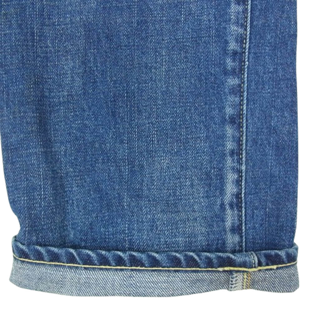 VISVIM ビズビム 17SS 117305005004 SOCIAL SCLPTR 04 DMGD-10 DENIM ソーシャル スカルプチャー ダメージ加工 デニム パンツ インディゴブルー系 W36【中古】