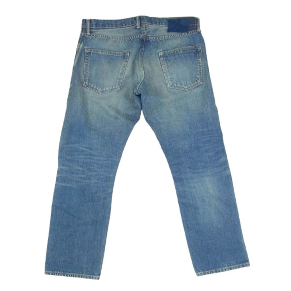 VISVIM ビズビム 18AW 0118105005029 SOCIAL SCULPTURE 10 DAMAGED-14 ソーシャル スカルプチャー ダメージ加工 デニム パンツ インディゴブルー系 W36【中古】