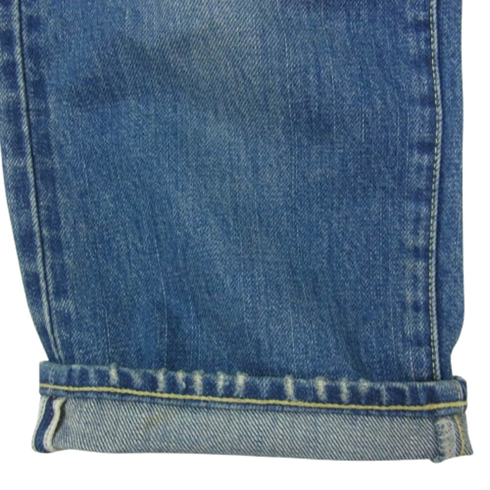 VISVIM ビズビム 18AW 0118105005029 SOCIAL SCULPTURE 10 DAMAGED-14 ソーシャル スカルプチャー ダメージ加工 デニム パンツ インディゴブルー系 W36【中古】