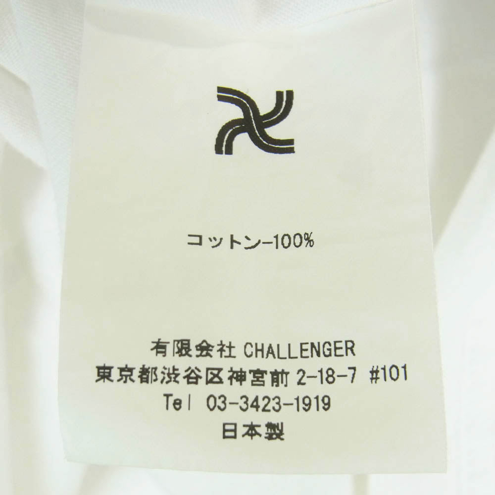 CHALLENGER チャレンジャー BANDANA POCKET TEE バンダナ ポケット 半袖 Tシャツ 日本製 ホワイト系 XL【中古】