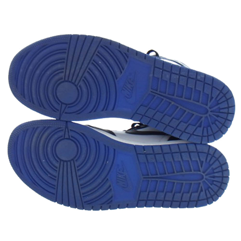 NIKE ナイキ 555088-041 Air Jordan 1 Retro High OG Royal Toe エアジョーダン 1 レトロ ハイ ロイヤルトゥ スニーカー ホワイト系 ブラック系 ブルー系 27cm【中古】