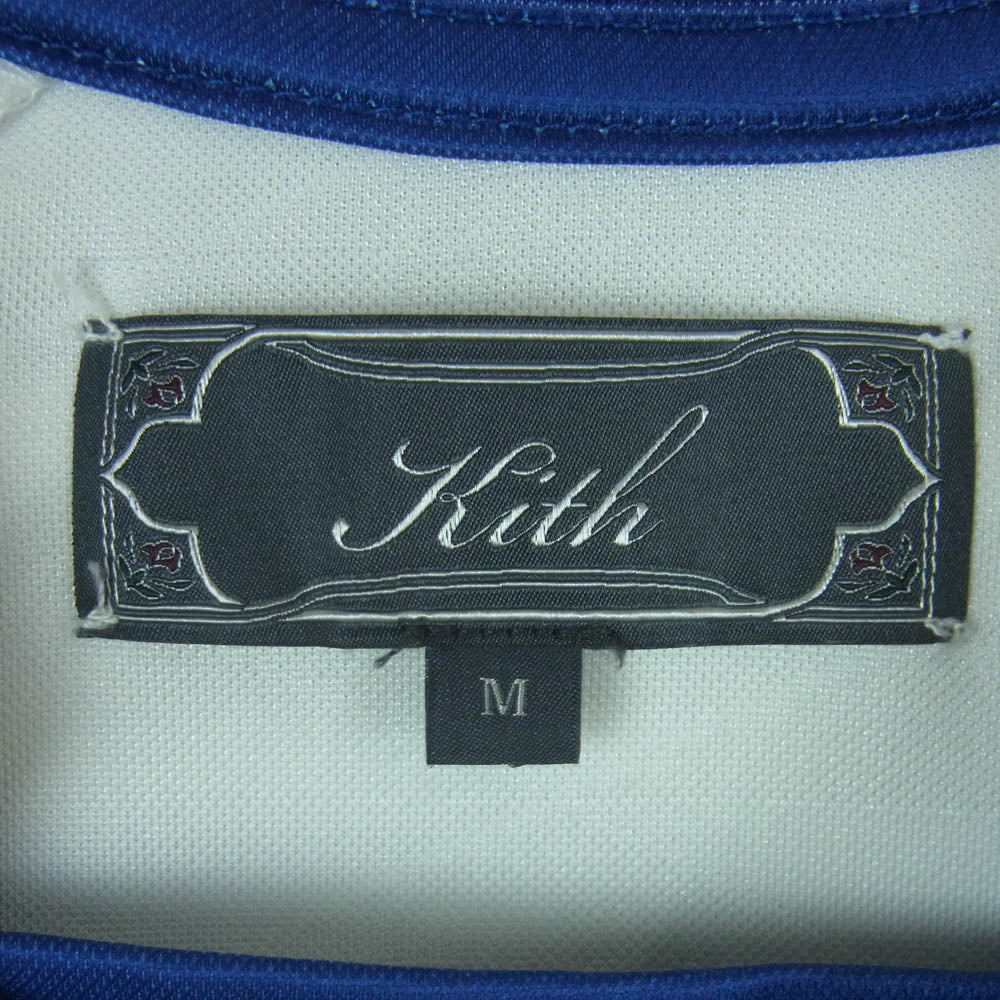 KITH キス Kith Tokyo 5 Year Anniversary Jason II Soccer Top 5周年 半袖 ゲームシャツ ホワイト系 ブルー系 M【中古】