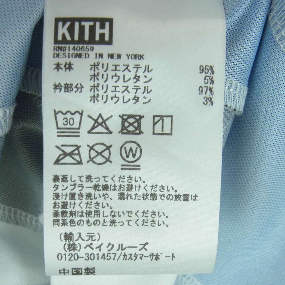 KITH キス Kith Tokyo 5 Year Anniversary Jason II Soccer Top 5周年 半袖 ゲームシャツ ホワイト系 ブルー系 M【中古】