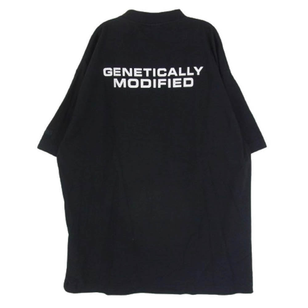 VETEMENTS ヴェトモン 17AW WAH18TR1 VOLUNTEER TEE ボランティア オーバーサイズ 半袖Tシャツ ブラック系 XS【中古】