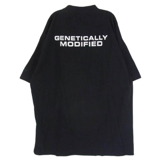 VETEMENTS ヴェトモン 17AW WAH18TR1 VOLUNTEER TEE ボランティア オーバーサイズ 半袖Tシャツ ブラック系 XS【中古】