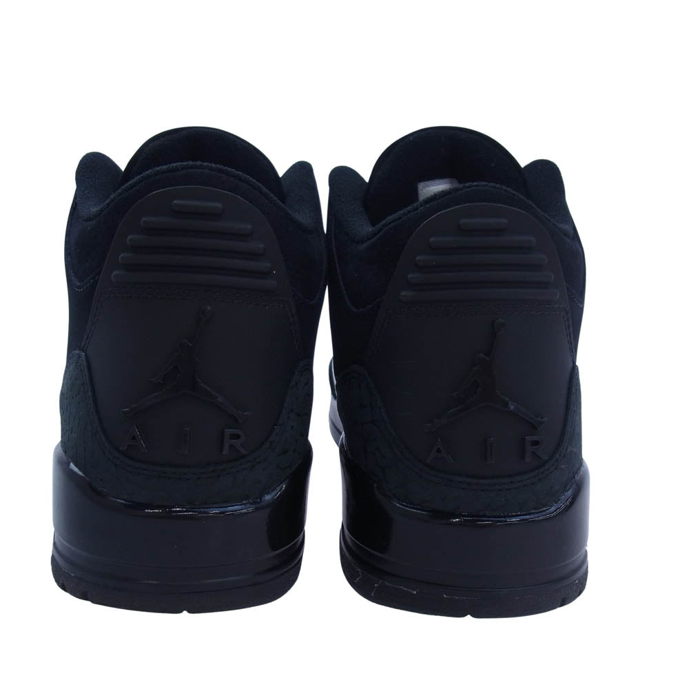 NIKE ナイキ CT8532-001 Air Jordan 3 Retro Black Cat エアジョーダン3 レトロ ブラックキャット スニーカー ブラック系 27.5cm【中古】