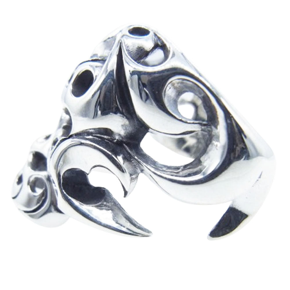 TENDERLOIN テンダーロイン T-SKULL BORNEO RING ボルネオ スカル リング シルバー【新品仕上加工済】 シルバー系 約19.5号【美品】【中古】