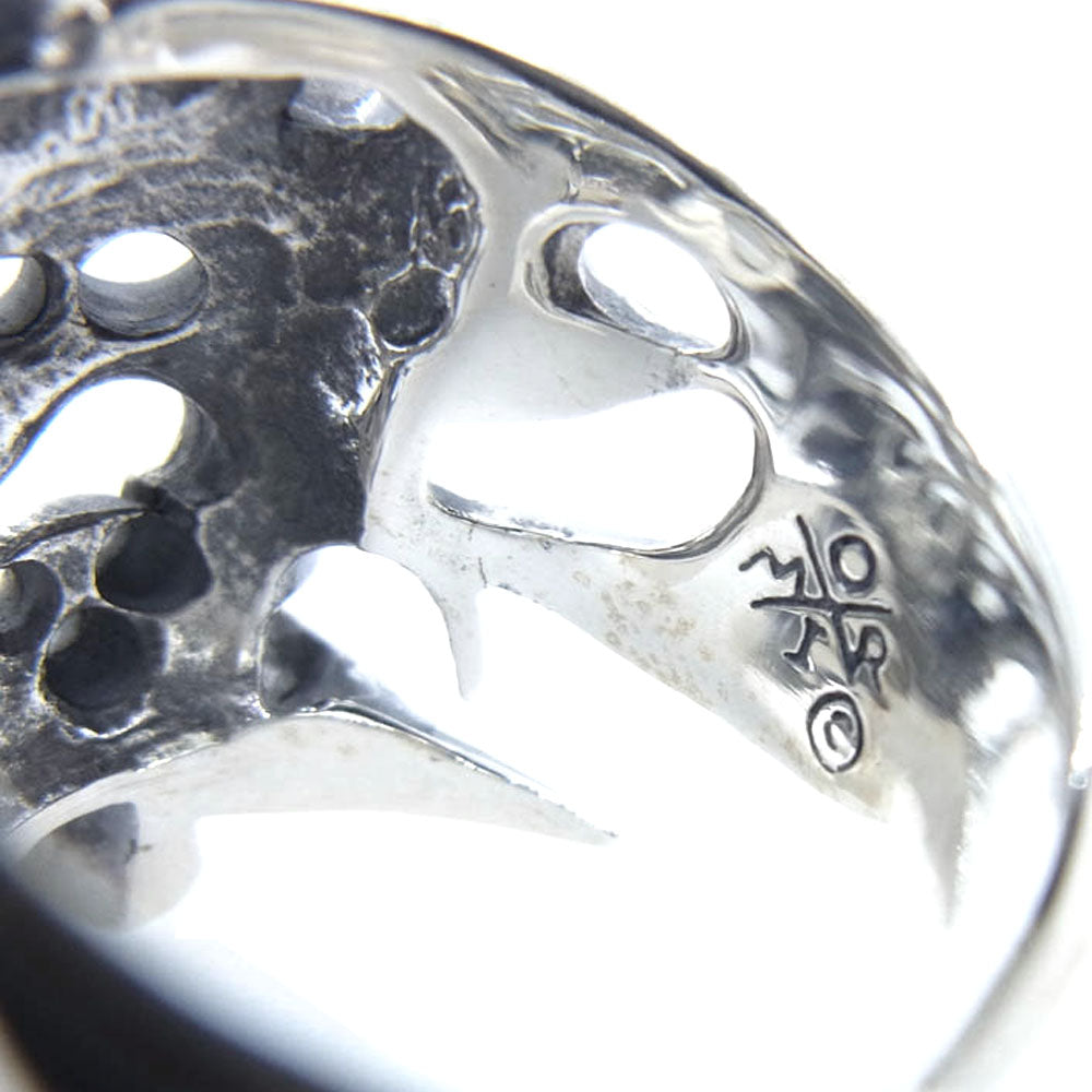 TENDERLOIN テンダーロイン T-SKULL BORNEO RING ボルネオ スカル リング シルバー【新品仕上加工済】 シルバー系 約19.5号【美品】【中古】