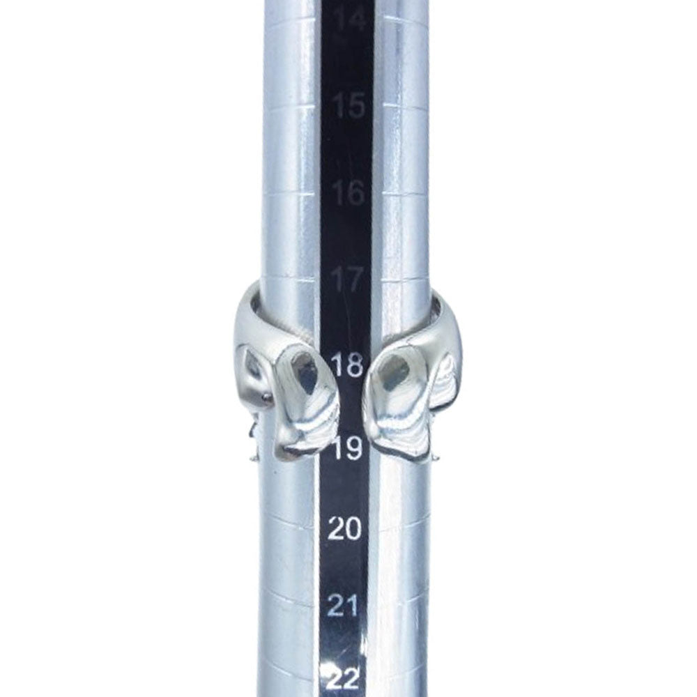 TENDERLOIN テンダーロイン T-SKULL BORNEO RING ボルネオ スカル リング シルバー【新品仕上加工済】 シルバー系 約19.5号【美品】【中古】