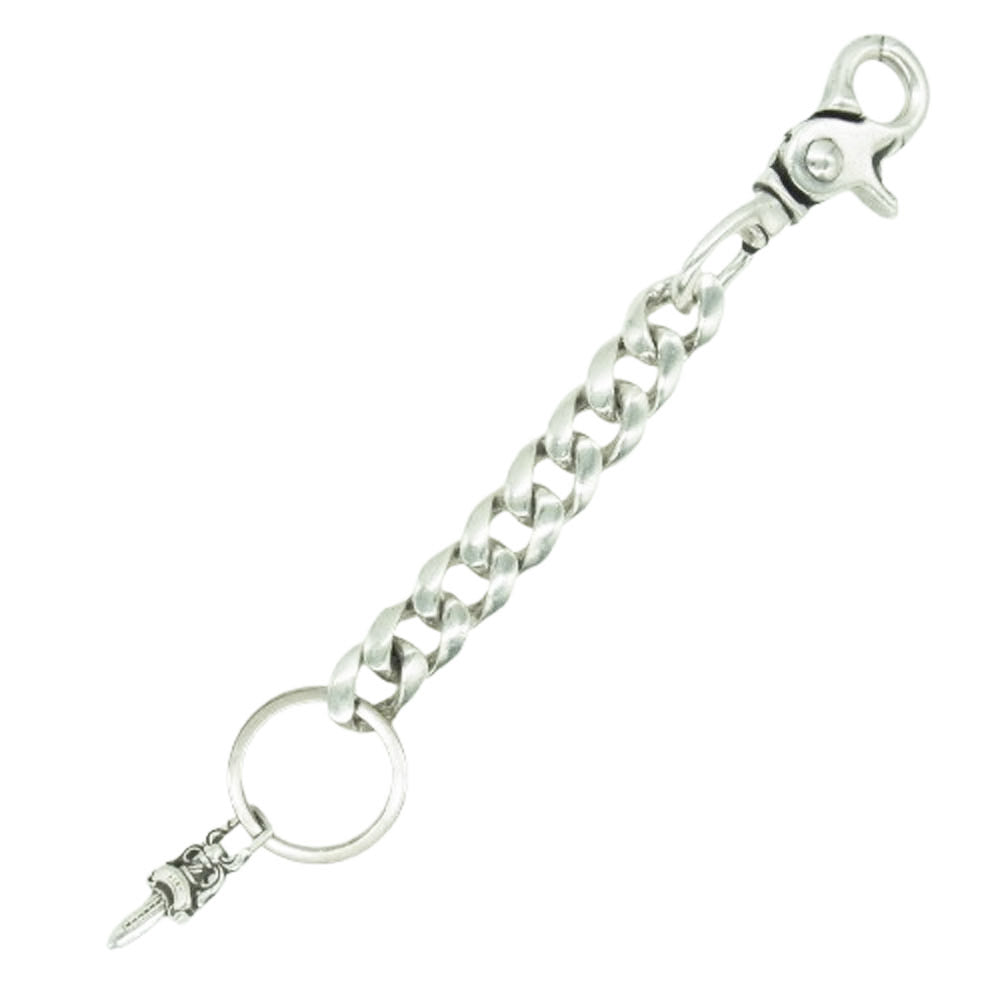 CHROME HEARTS クロムハーツ（原本無） CLP CHN CLASSIC-L ロング クラシックリンク キーチェーン シルバー系【中古】