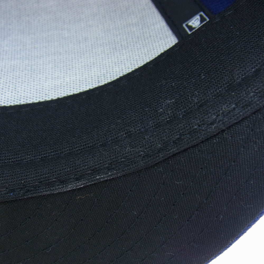 NEW ERA ニューエラ 59FIFTY Los Angeles Dodgers LA刺繍ロゴ ロサンゼルス ドジャーズ BB CAP ベースボール キャップ ブルー系 59.6cm【中古】