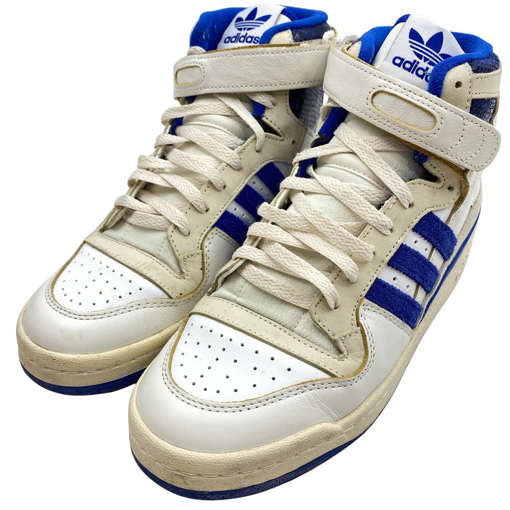 adidas アディダス FZ6300 FORUM 84 HI フォーラム 84 ハイ ハイカットスニーカー ブルー系 27cm【中古】