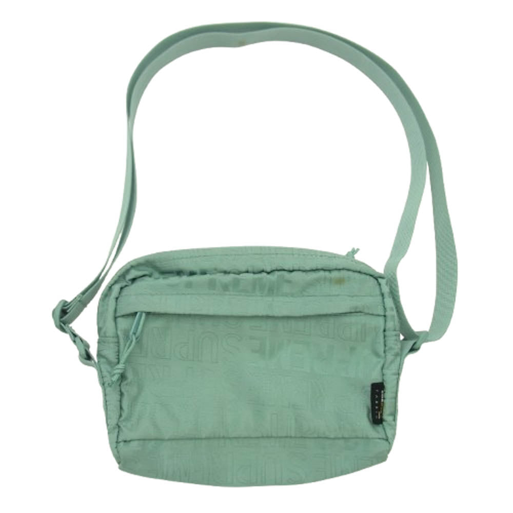 Supreme シュプリーム 19SS Shoulder Bag ショルダー バッグ ライトブルー系【中古】