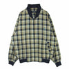 YVES SAINT LAURENT イヴサンローラン pour homme チェック柄 ブルゾン ジャケット ブラック系 イエロー系 95【中古】