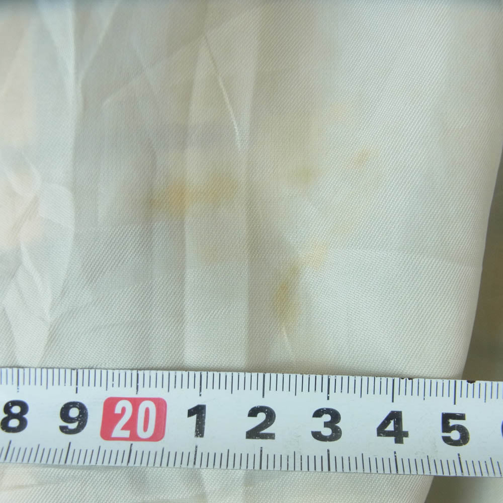 YVES SAINT LAURENT イヴサンローラン pour homme チェック柄 ブルゾン ジャケット ブラック系 イエロー系 95【中古】