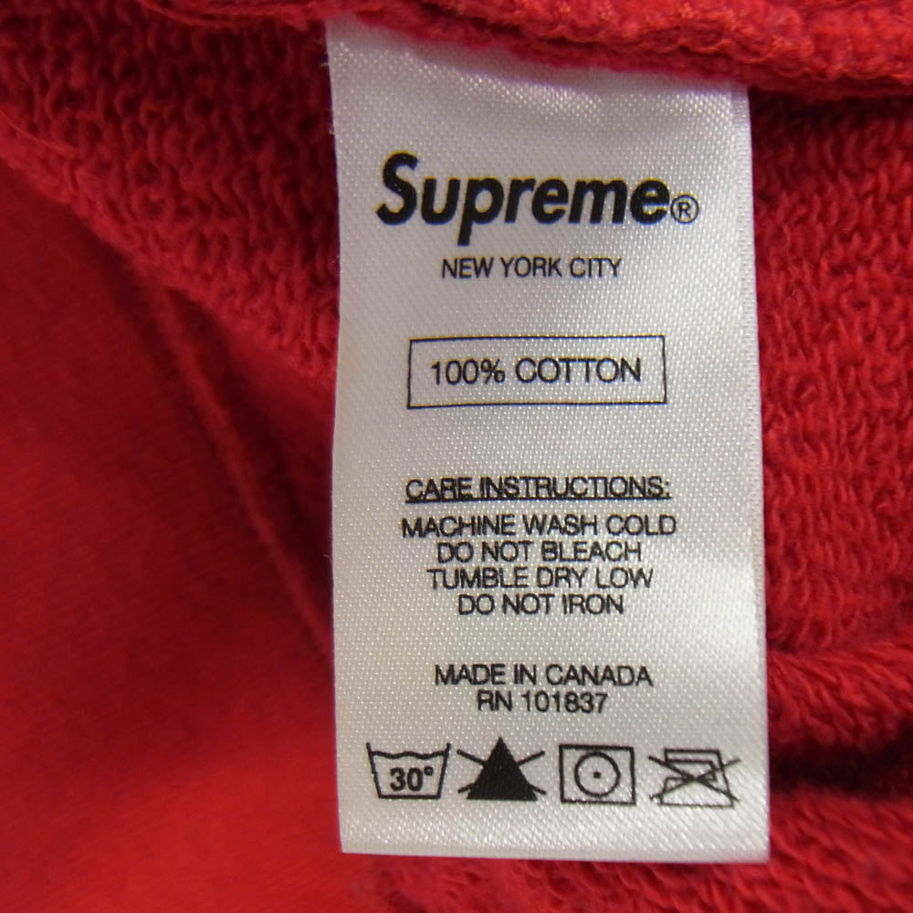 Supreme シュプリーム ワングラム期 Small Box Logo Sweat Pant スモール ボックスロゴス ウェット パンツ レッド系 M【中古】