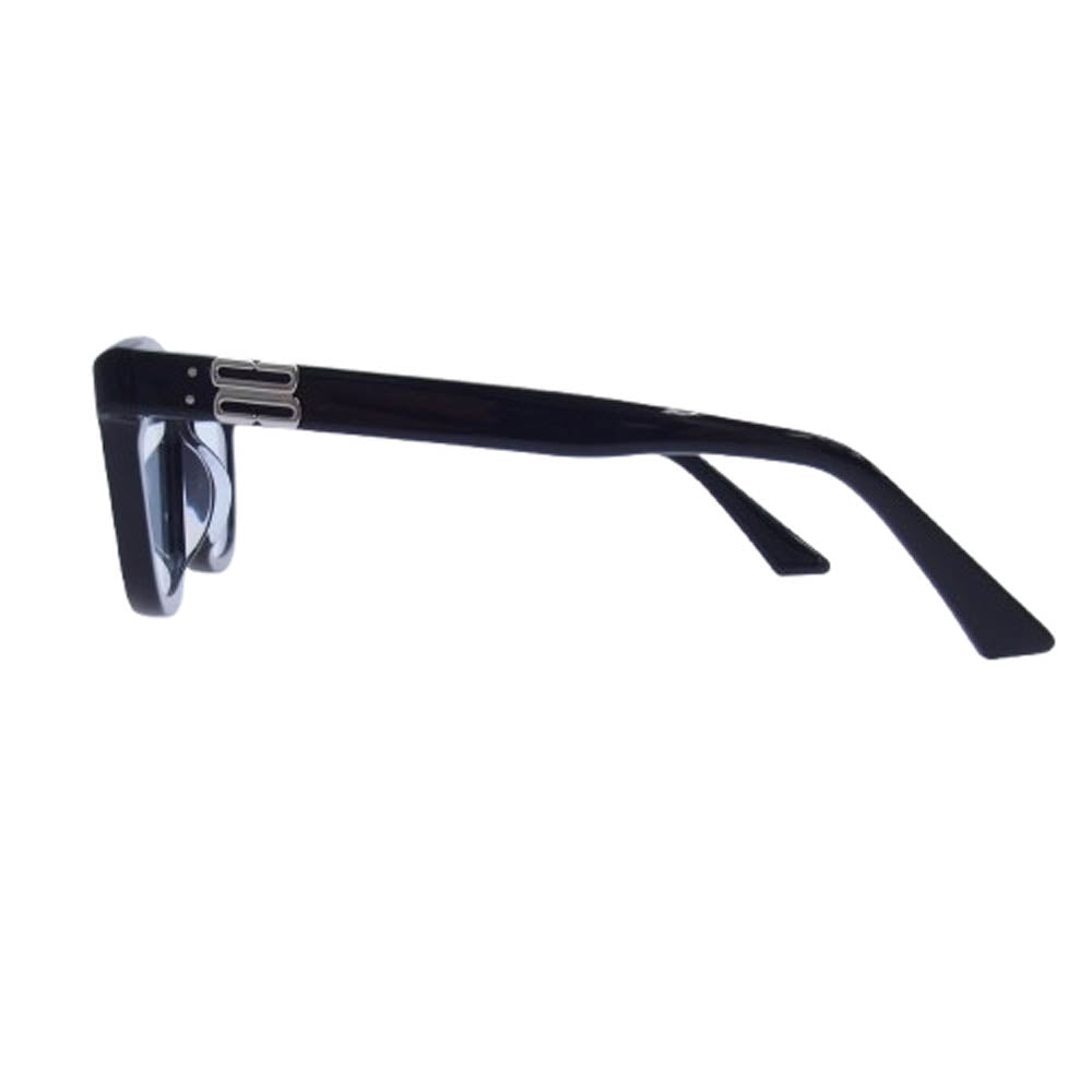 Gentle Monster ジェントルモンスター Musee ブラックアセテート スクエア サングラス アイウェア ブラック系 52□22-143【中古】