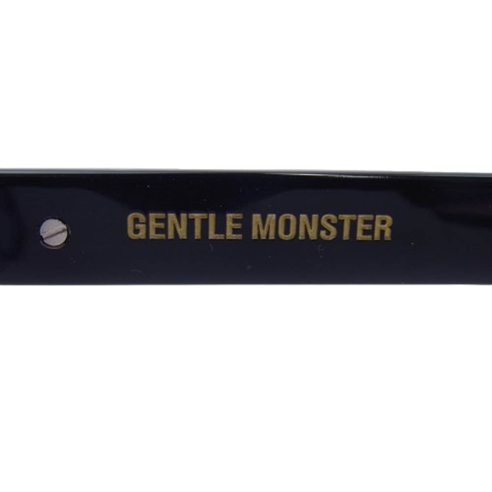 Gentle Monster ジェントルモンスター Musee ブラックアセテート スクエア サングラス アイウェア ブラック系 52□22-143【中古】
